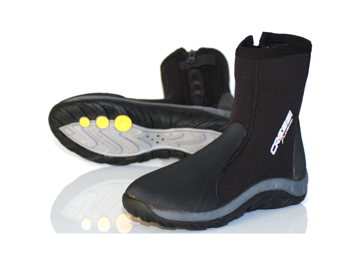 escarpines con suela de buceo lux 5mm de cressi