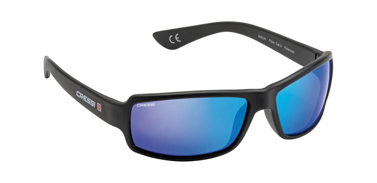 gafas de sol ninja con cristales polarizados y anti-uv para uso casual
