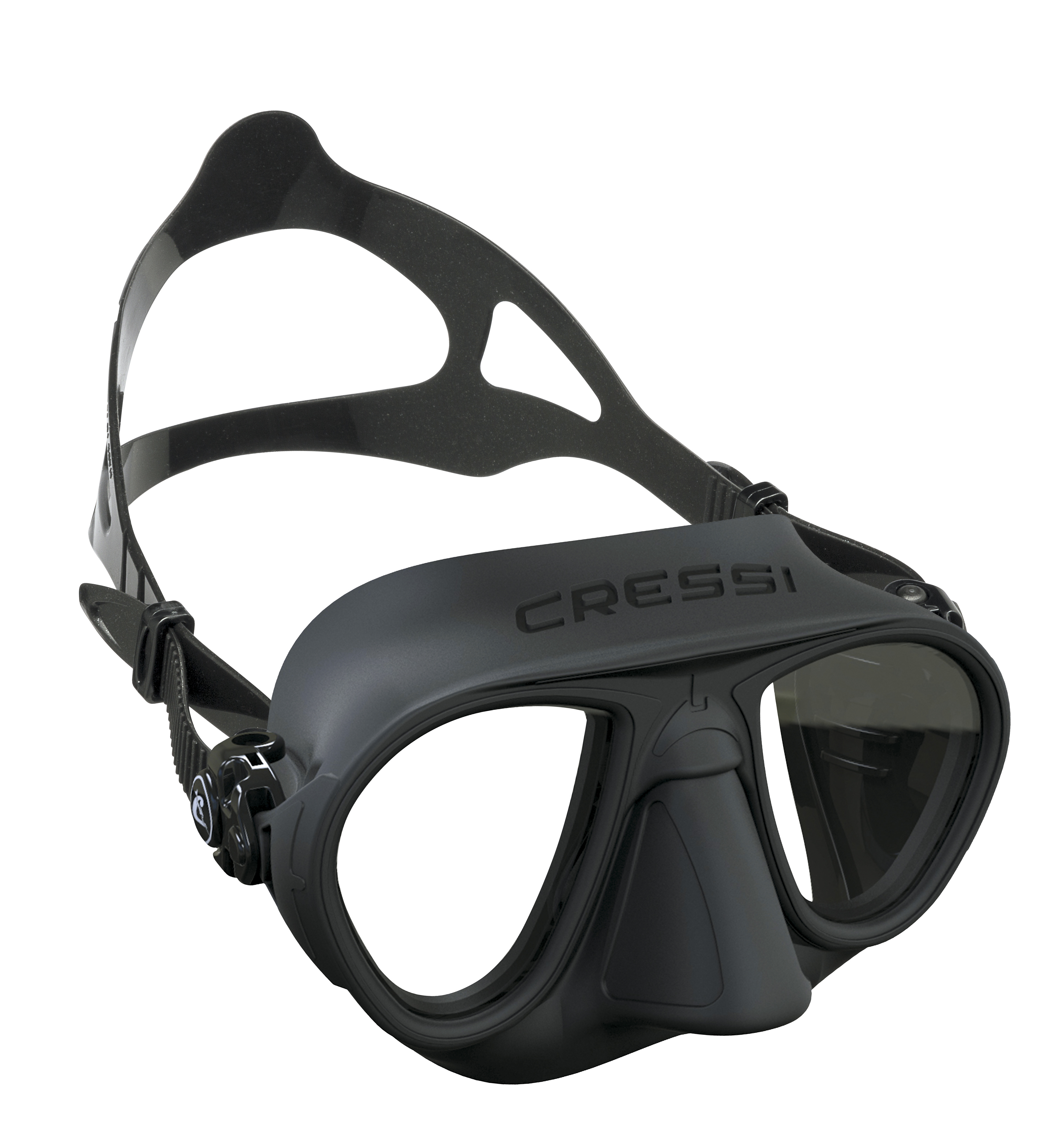 máscara de silicona alta gama calibro para buceo y snorkeling - cressi