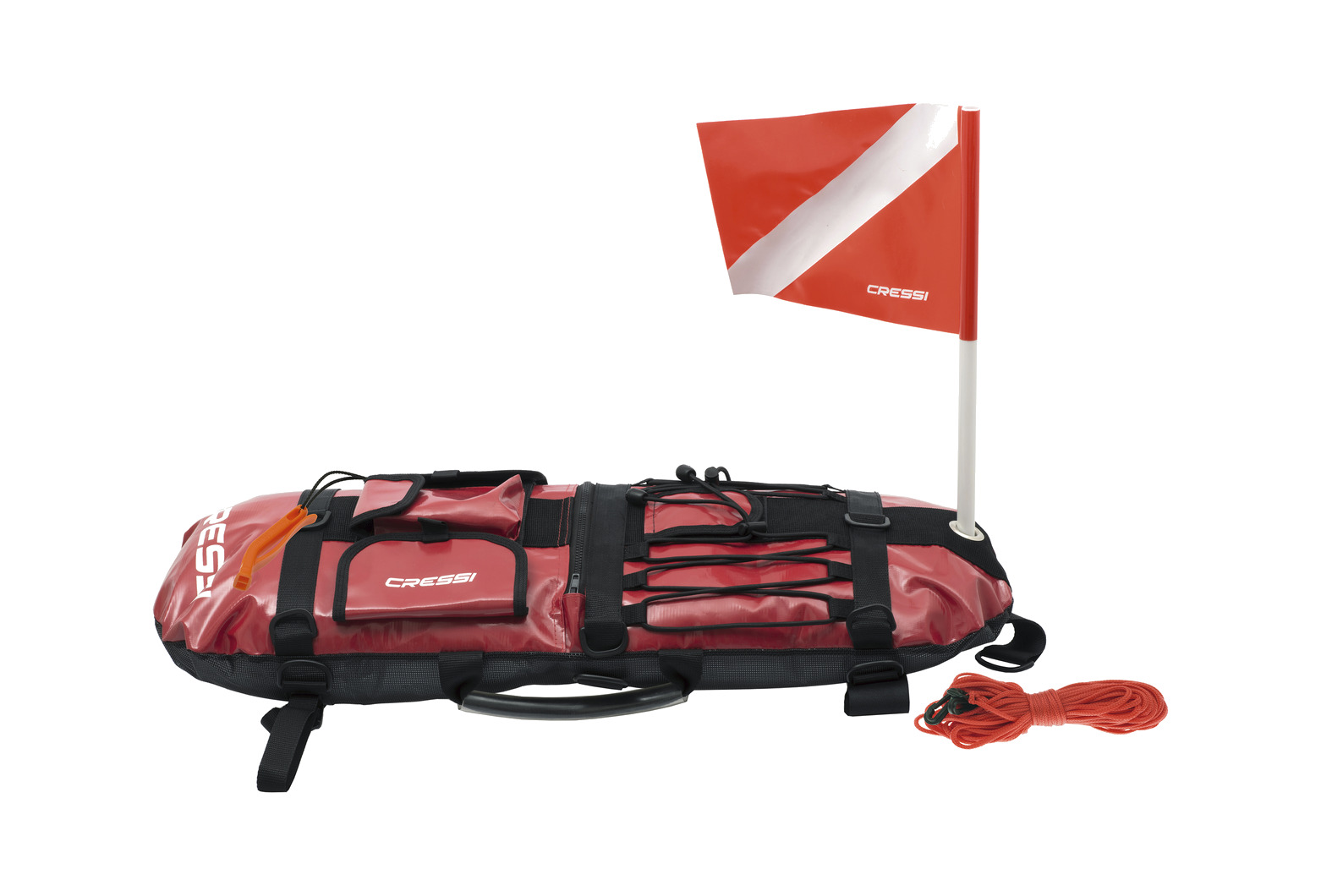 boya de buceo cressi signal con capacidad para 3 fusiles