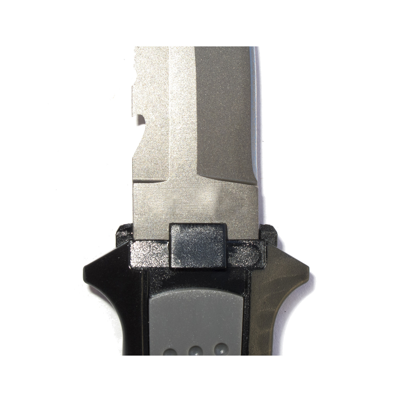 cuchillo de buceo lima steel de cressi - hoja en acero, filo liso y parcialmente dentado con cortacabos