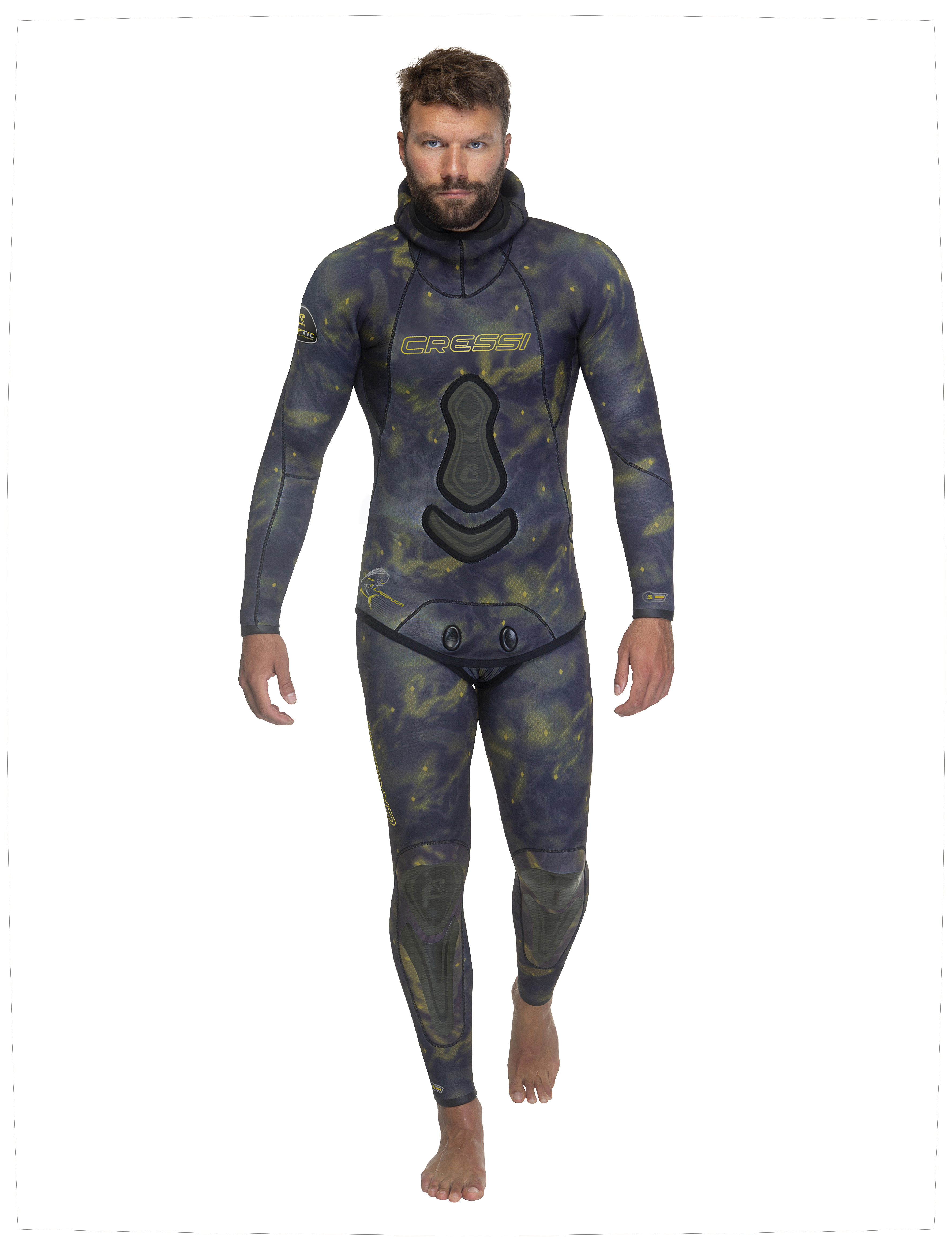 traje de pesca submarina lampuga 5 mm