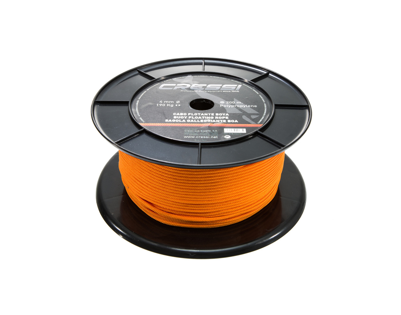 cabo flotante boya polipropileno ø4mm ( 200 mt)