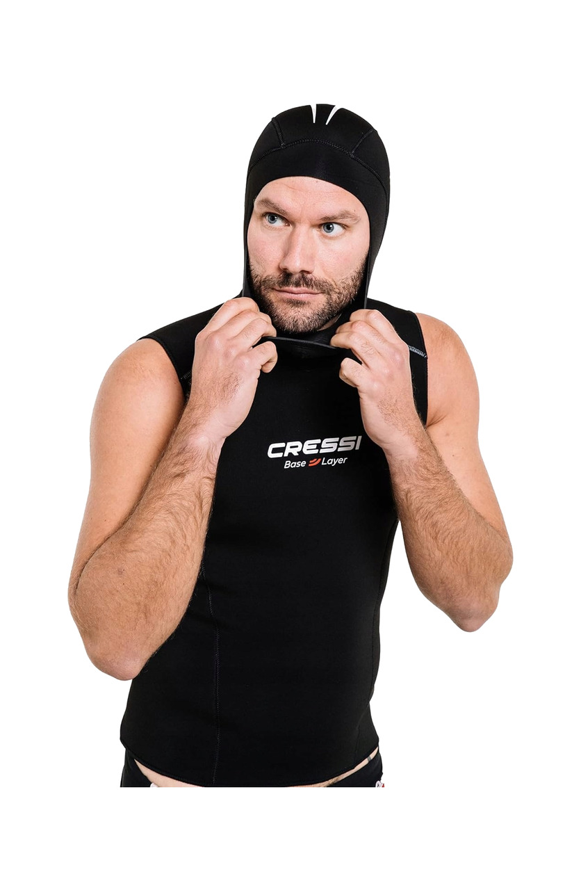 chaleco interior neopreno con capucha hombre  2,5-5 mm