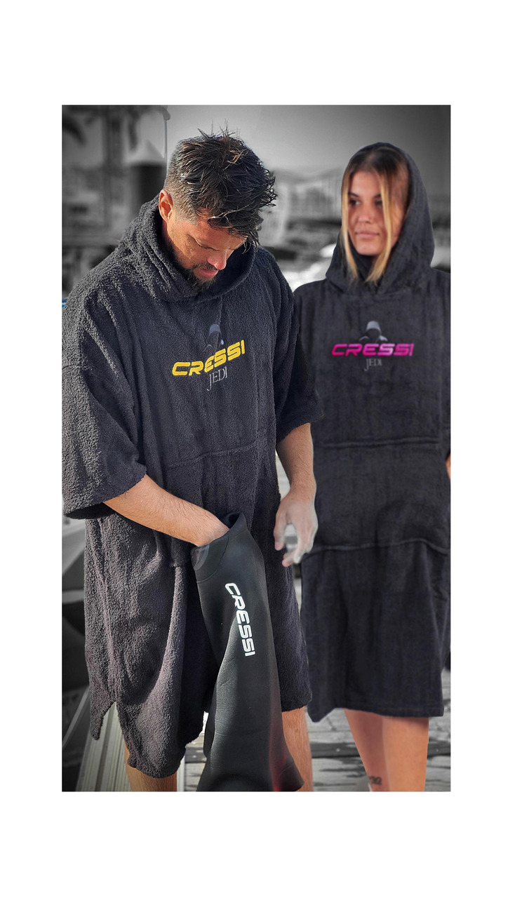 poncho tipo albornoz para mujer jedi