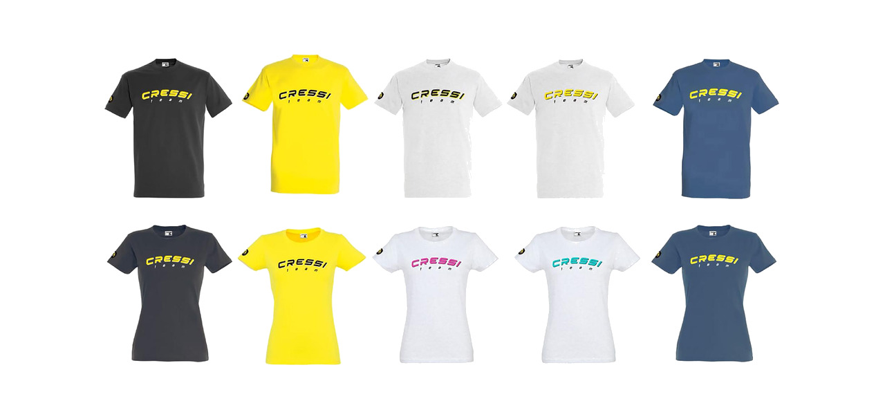 camiseta de hombre cressi team