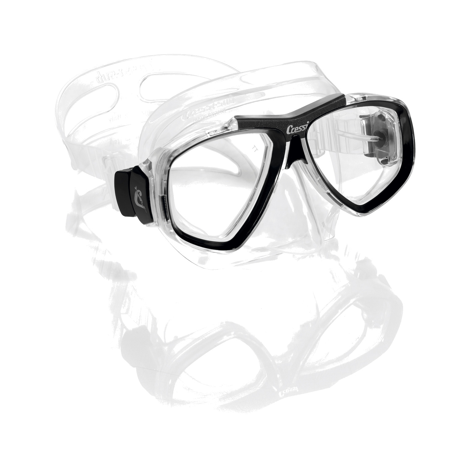 máscara silicona alta gama transparente focus