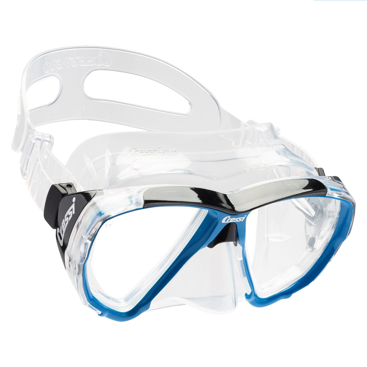 máscara silicona alta gama transparente big eyes