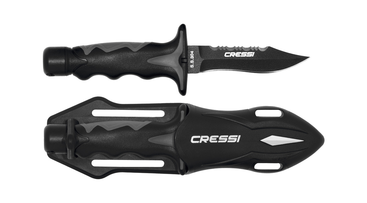 CRESSI Cuchillo de Buceo PREDATOR de Cressi - Diseñado para Pesca Submarina - Imagen 1 de 6