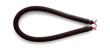 goma de fusil de pesca submarina goma rapida dyneema brown para fusil  85-90 50cm
