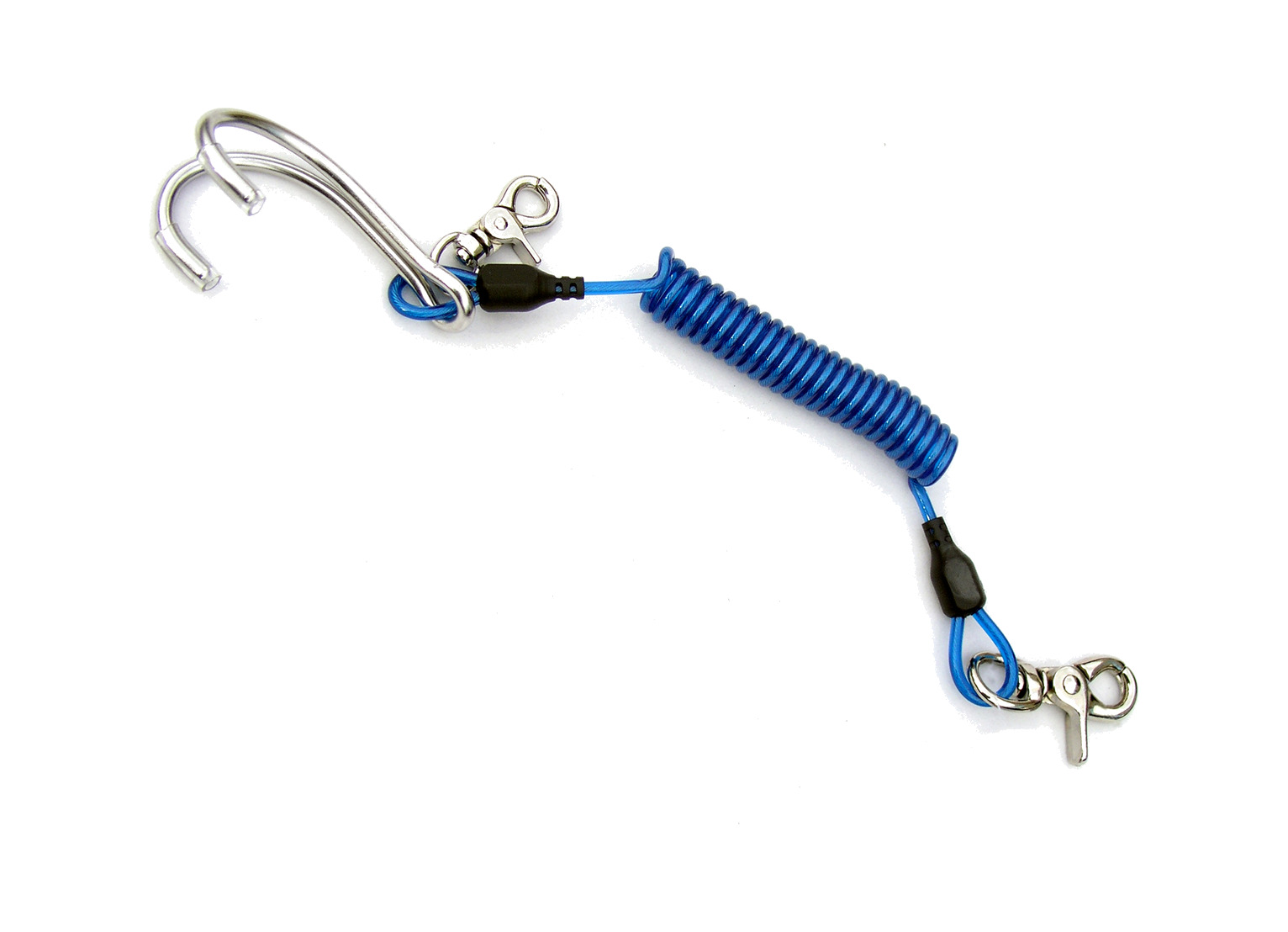 extensor de buceo con ánima de acero inoxidable y gancho de anclaje cressi