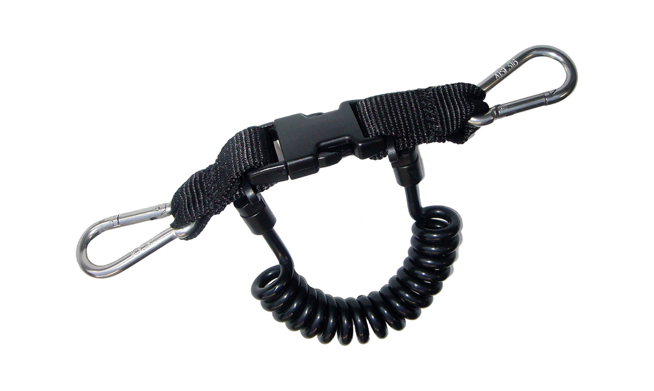 extensor de buceo con mosquetones inoxidable de alta gama