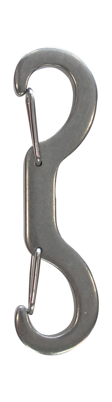 CRESSI DIVING ACCESSORY DOUBLE CARABINER 316 EXCENTRICO - Picture 2 of 2