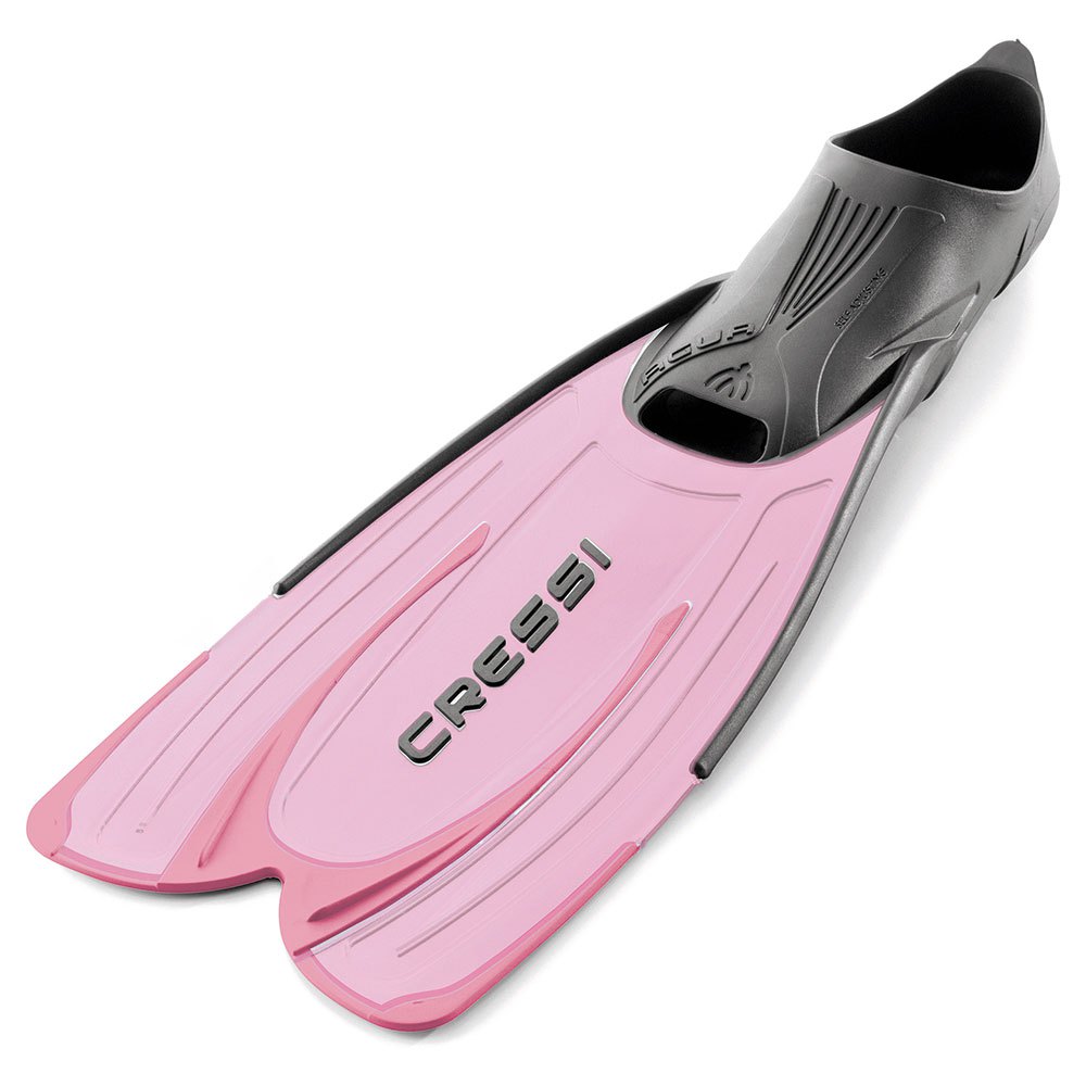 Cressi Agua Fins, Pinne Self Adjusting Per Immersioni, Snorkeling E Nuoto Unisex Adulto Rosa 33 34
