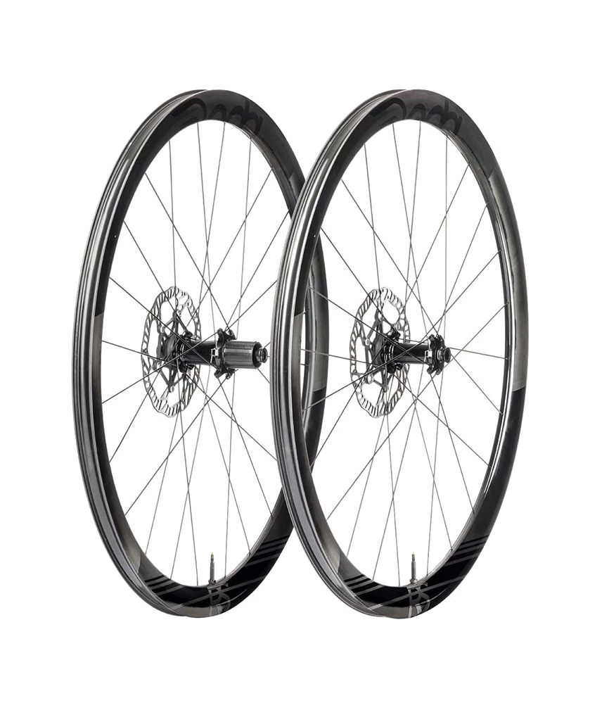 juego ruedas completas bicicleta carbono rs4db centerlock tubeless ready shimano hg11 pob