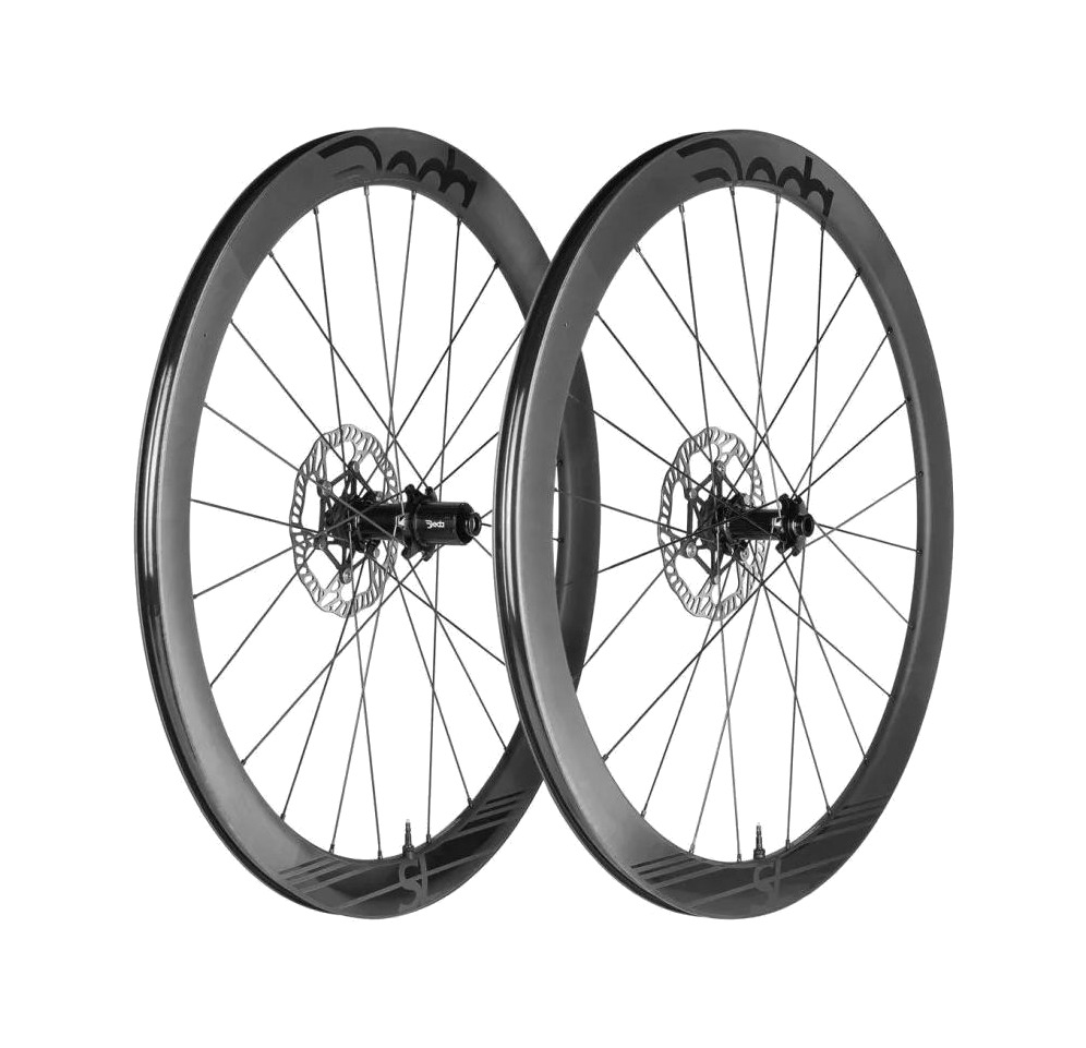 juego de ruedas disco centerlock cubierta tubeless ready sram xdr carbono pob deda sl4db
