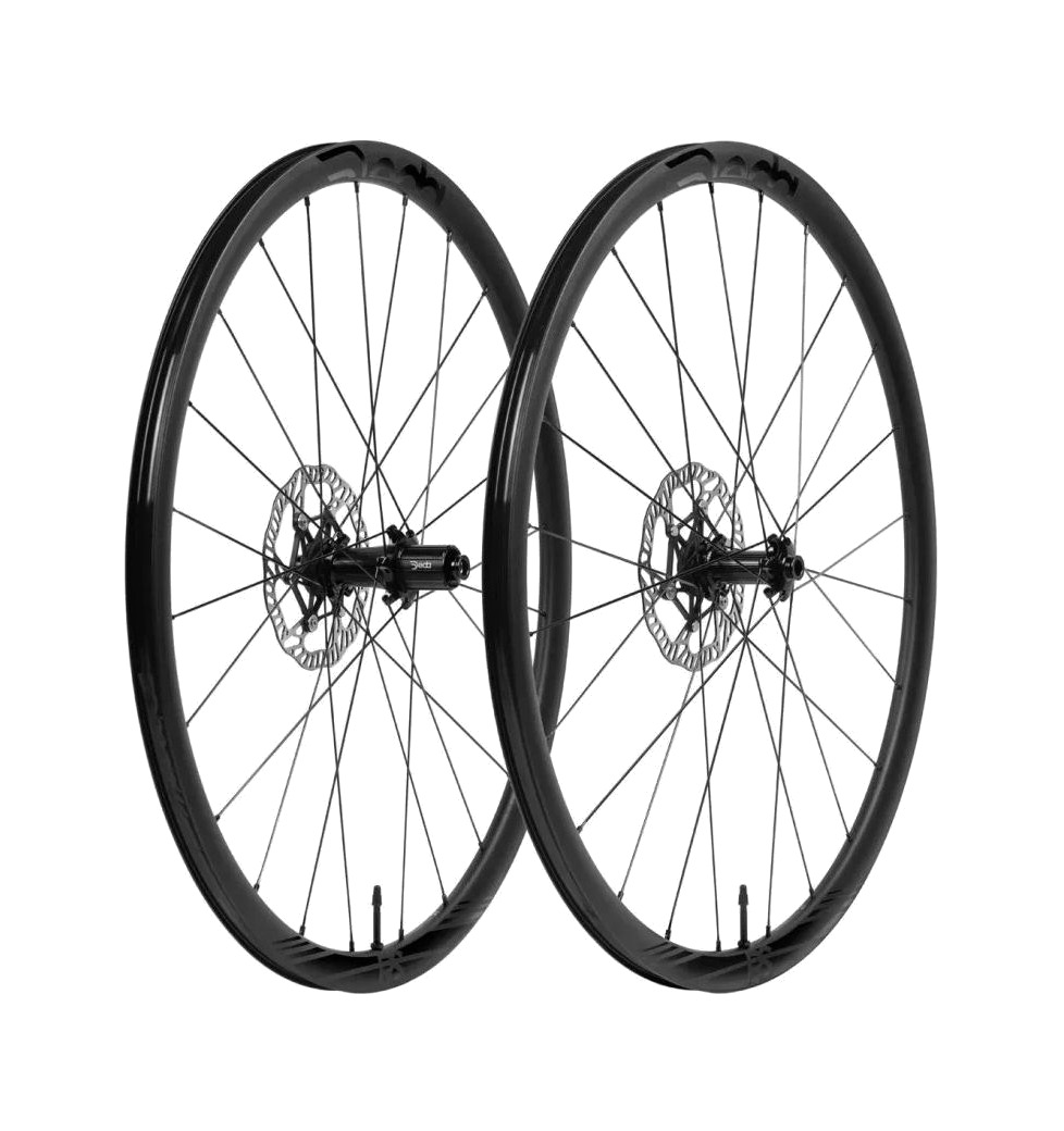 juego de ruedas disco centerlock cubierta tubeless ready sram xdr aluminio pob deda rs3db
