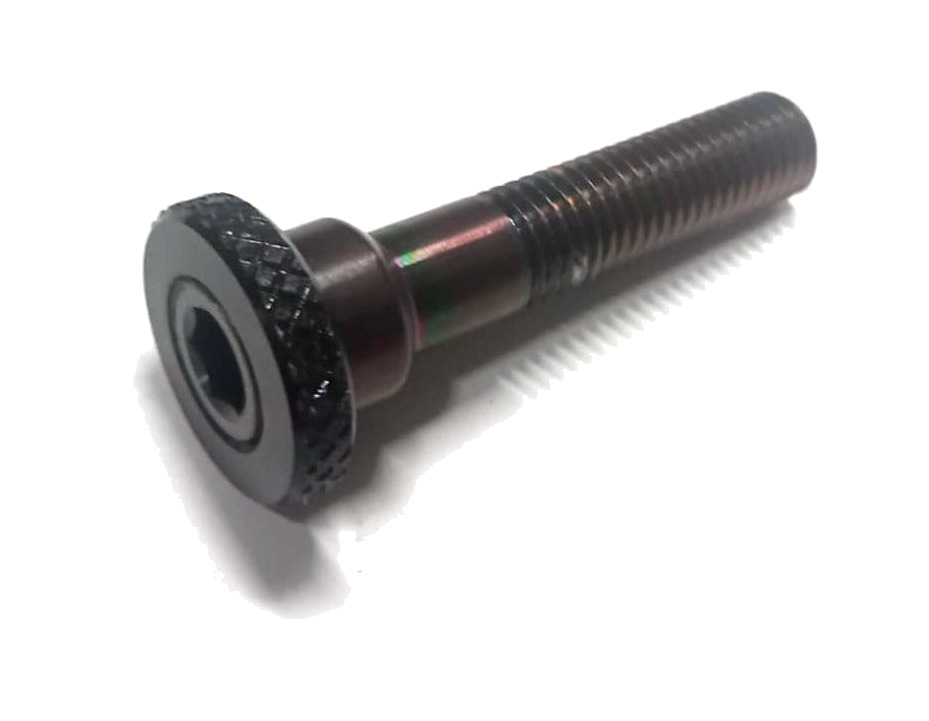 tornillo para tija de sillín m7x30 mm titanio