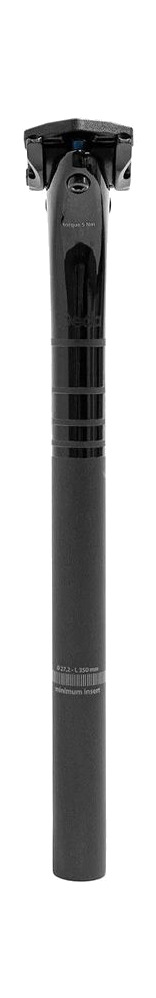 tija de sillín fabricada en carbono rs 31.6 350 mm 12 offset pob