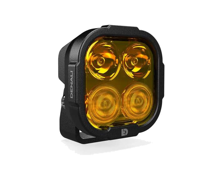 luz de carretera con lente ámbar dl4 hybrid driving