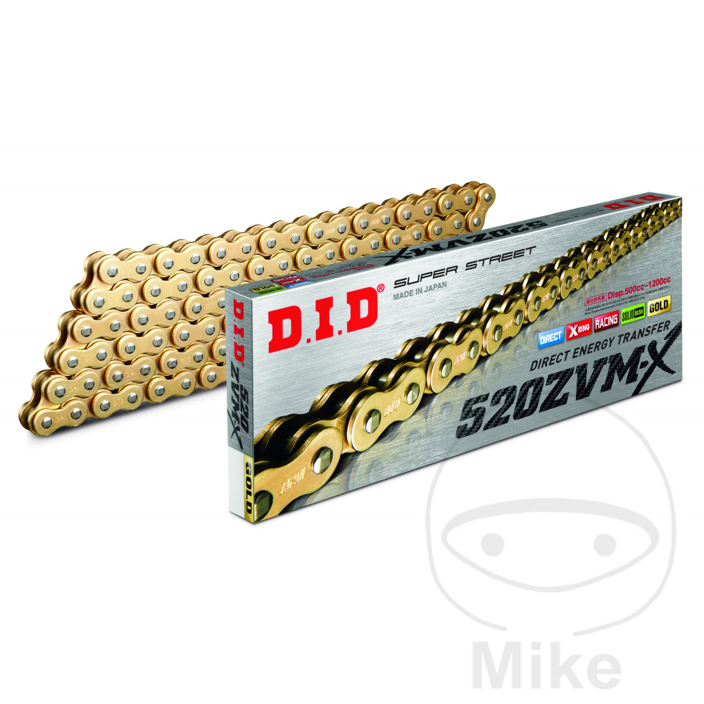 cadena abierta con enganche remache x-ring g&g 520zvmx/124