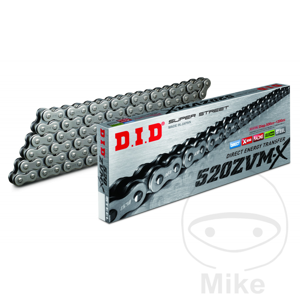 cadena abierta con enganche remache x-ring 520 zvmx/120