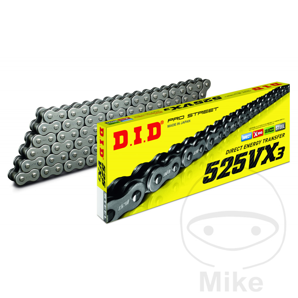 cadena abierta con enganche remache x-ring 525 vx 3/120