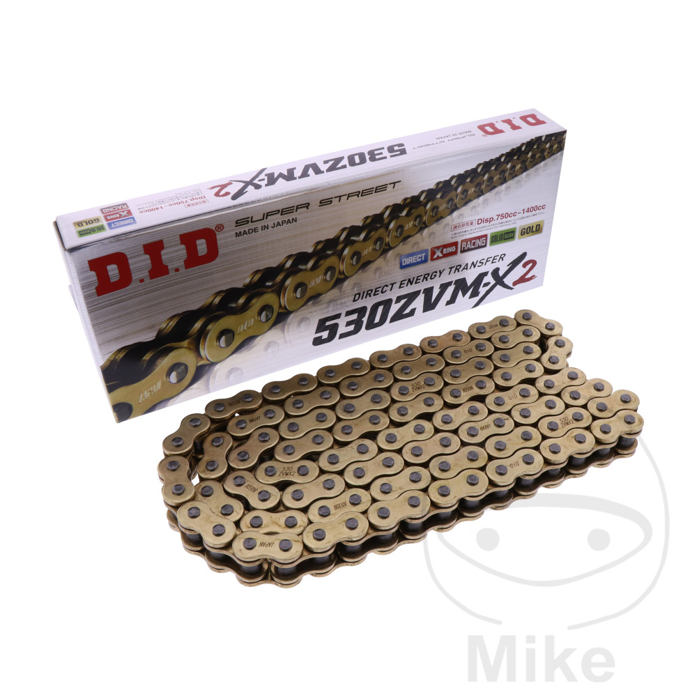 cadena abierta con enganche remache xrig&g 530 zvmx 2/102
