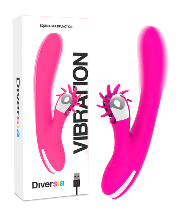 lisseur à vibrations bunny-vibrating 24 cm