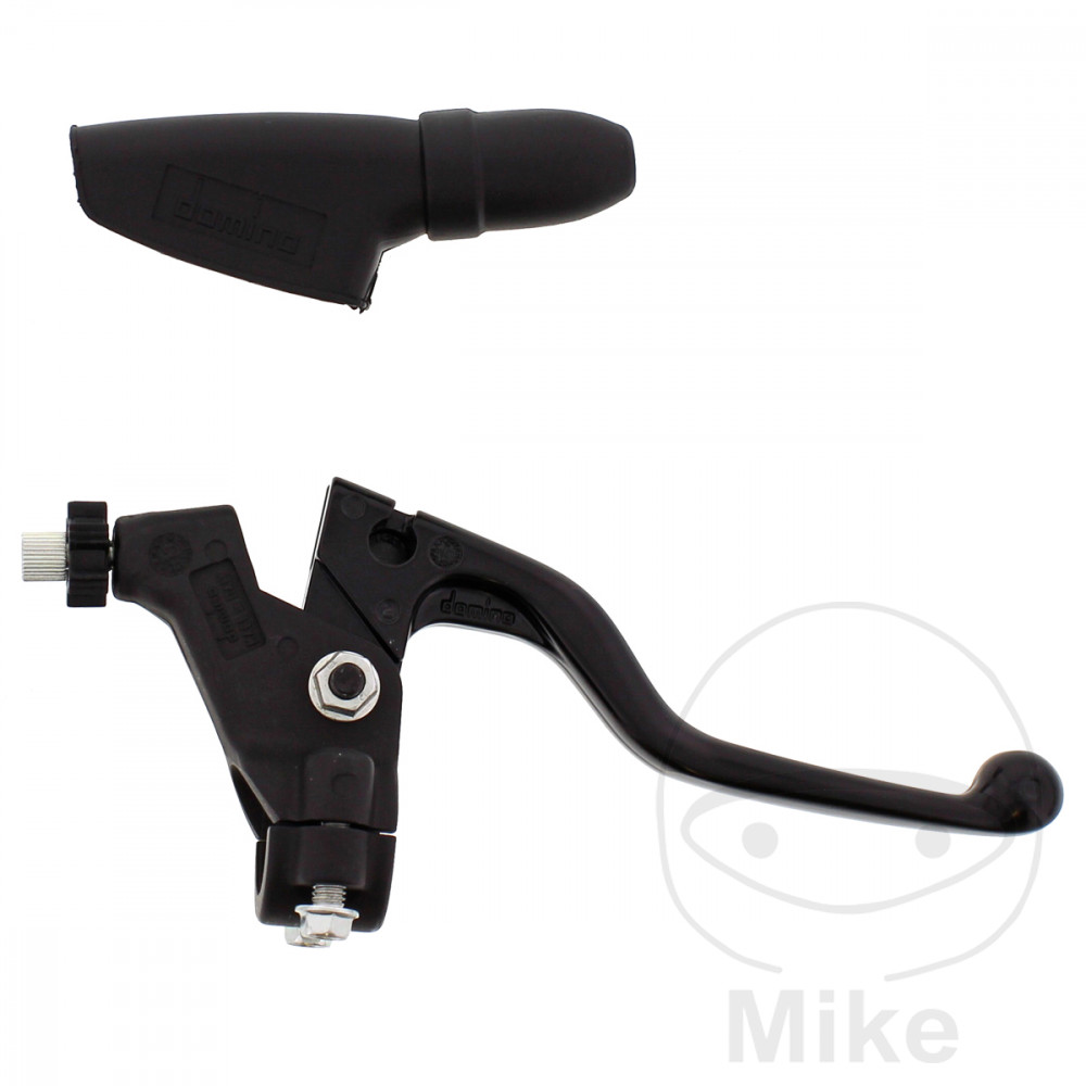 maneta de freno izquierda universal con soporte retrovisor 131mm