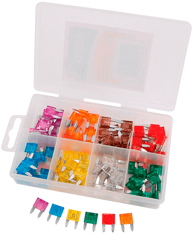 caja de 100 mini fusibles