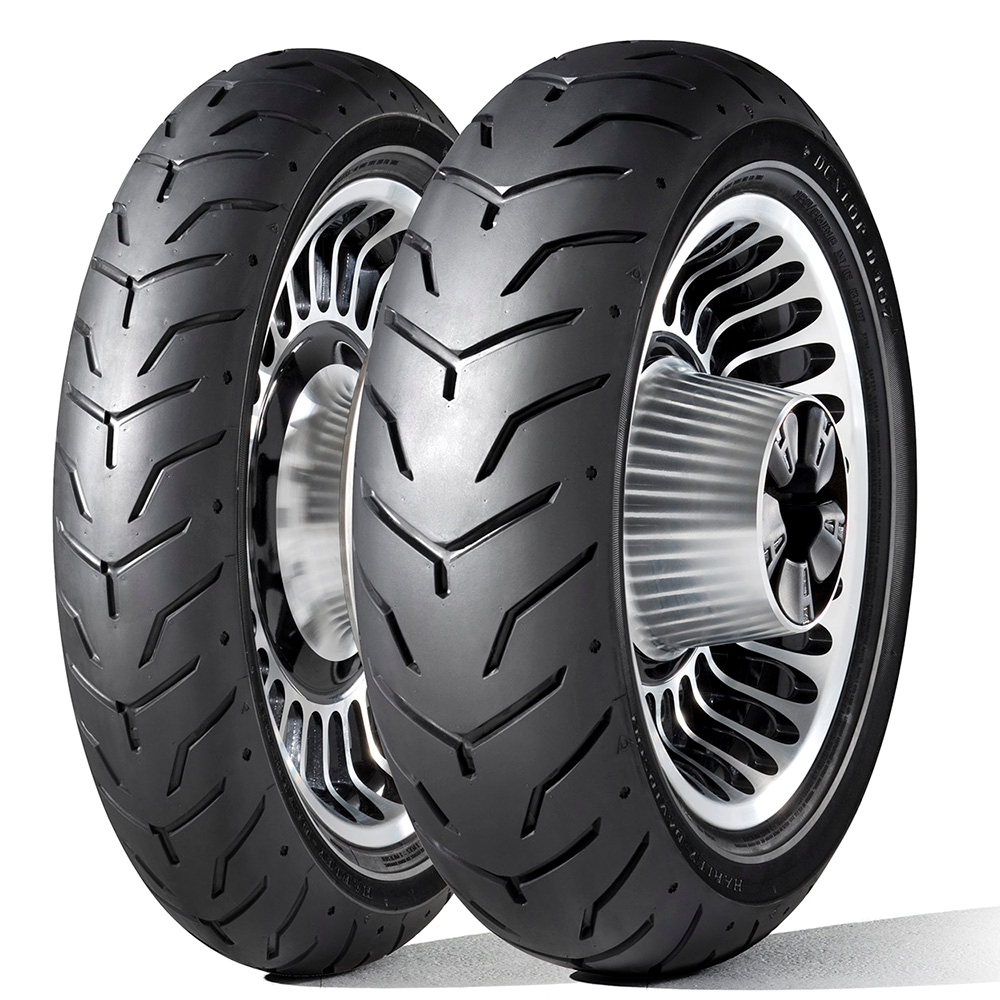 DUNLOP CUSTOM RADIAL TIRE D407 (H-D) 200/55 R 17 M/C 78V TL - Picture 1 of 1