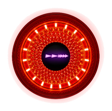 luz trasera recargable para tija de sillín con detección de frenado red lyte 100 lm