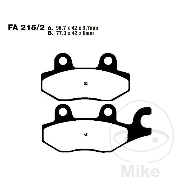 EBC SINTERED BRAKE PADS HH OLD: 7874639/7874647 - Picture 1 of 1