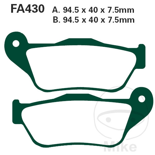 pastillas de freno carbono scooter altn: 7874837