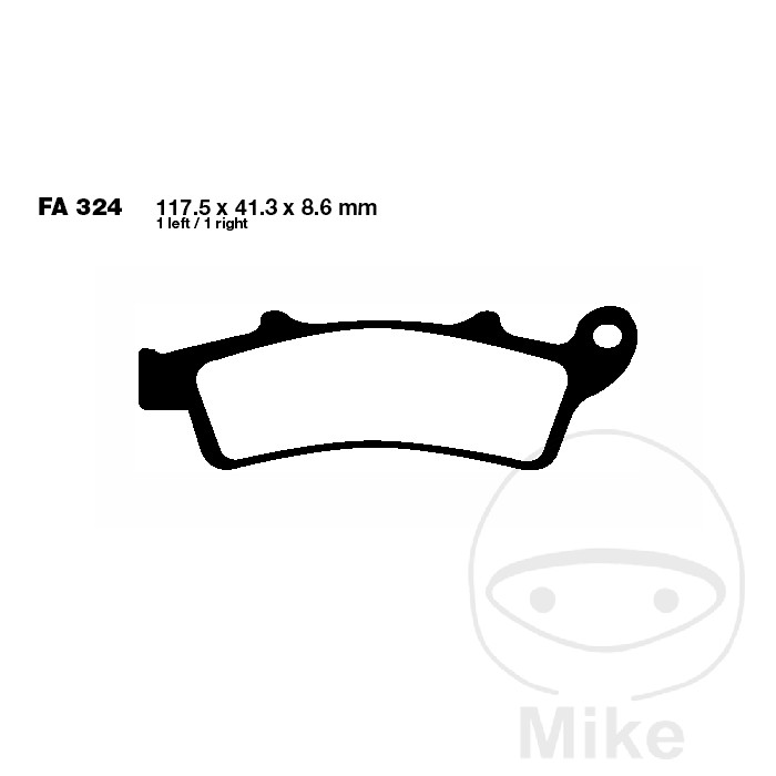 EBC Standard Brake Pads SCOOTER OLD: 7870233 - Picture 1 of 1