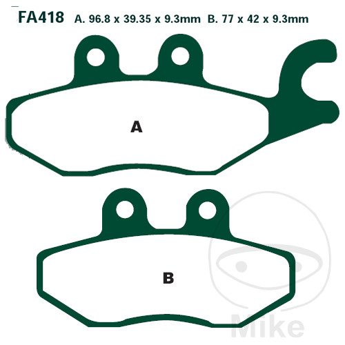 pastillas de freno estándar scooter altn: 7870244