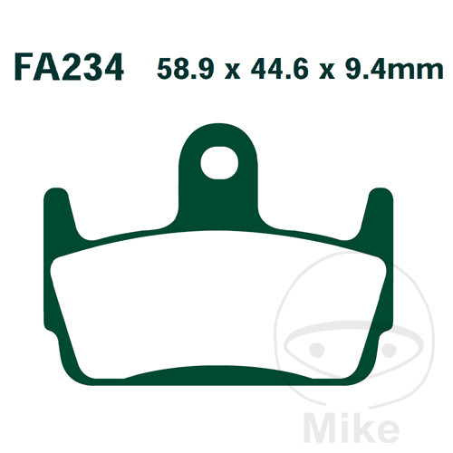 Plaquettes de frein standard EBC SCOOTER ANCIENNES : 7873250/7870267 - Photo 1/1