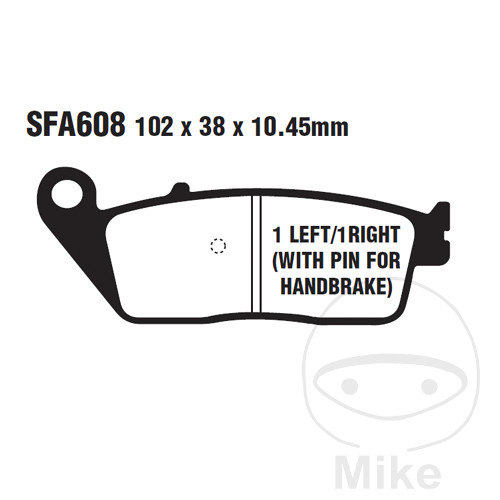 EBC Standard brake pads SCOOTER - Picture 1 of 1