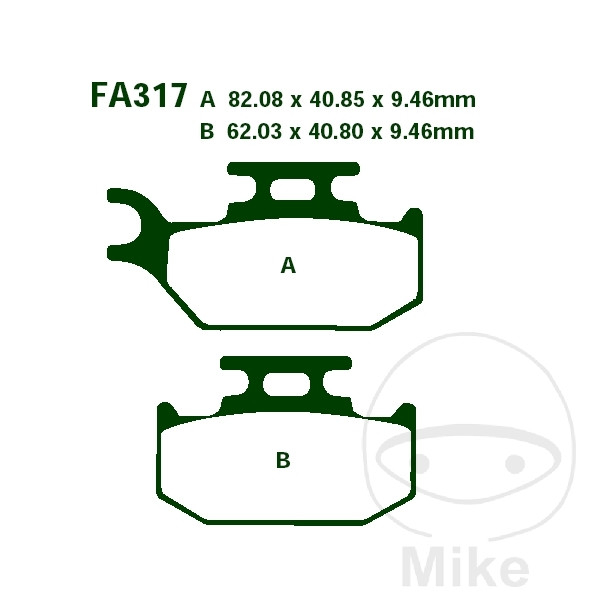 EBC Standard brake pads - Picture 2 of 2