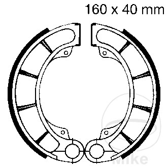 EBC spring brake shoes ALTN: 7860141 - Picture 1 of 1