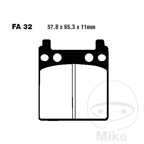 EBC Standard Brake Pads ALTN: 7870827 - Picture 2 of 2