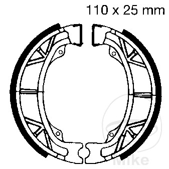 EBC Federbremsbacken 7860083 ALTN: 7374770 - Bild 1 von 1