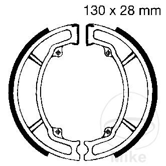 EBC spring brake shoes 7860398 ALTN: 7373939 - Picture 1 of 1