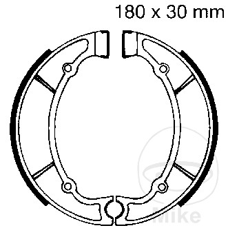 EBC ALTN Spring Brake Shoes: 7860406 - Picture 1 of 1