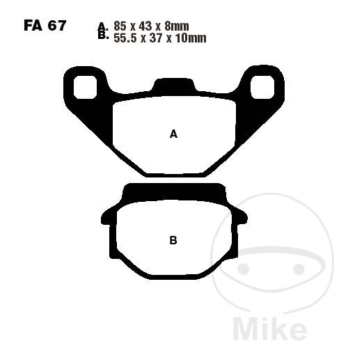 EBC SINTERED BRAKE PADS HH - Picture 1 of 1
