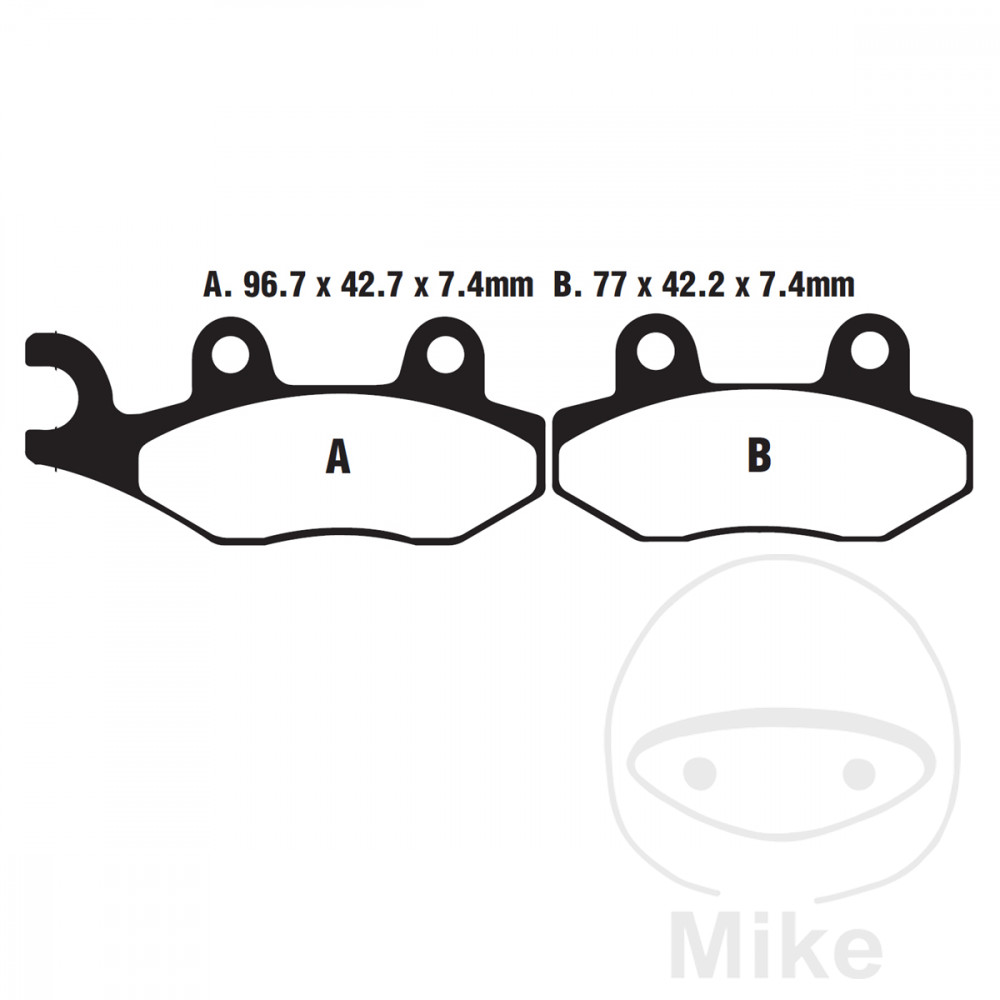 EBC GESINTERDE REMBLOKKEN MX-S - 第 1/1 張圖片