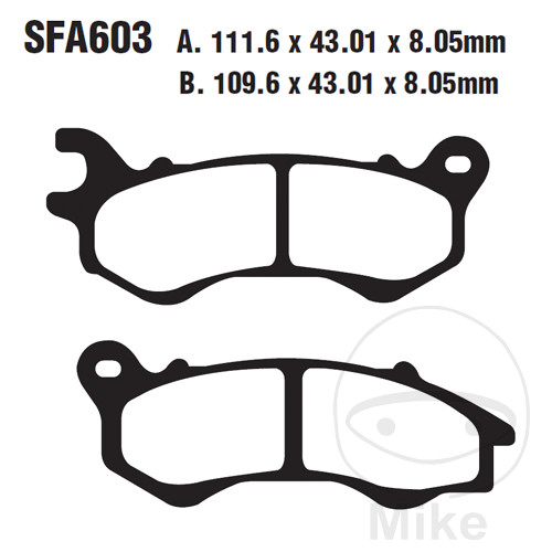 EBC carbon brake pads SCOOTER ALTN: 7875297 - Picture 1 of 1