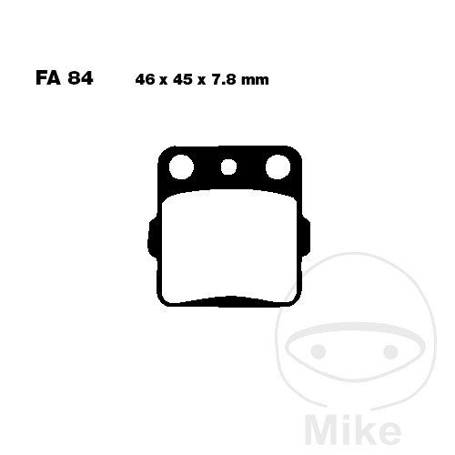 EBC Standard brake pads ALTN: 7875370 - 第 1/1 張圖片