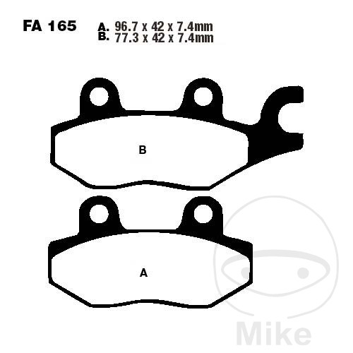 EBC Standard Brake Pads OLD: 7872237 - Picture 1 of 1